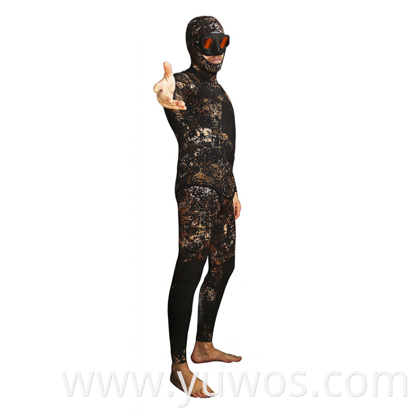 5mm Spearfishing Wetsuits 2 Pieces Hunting Fishing